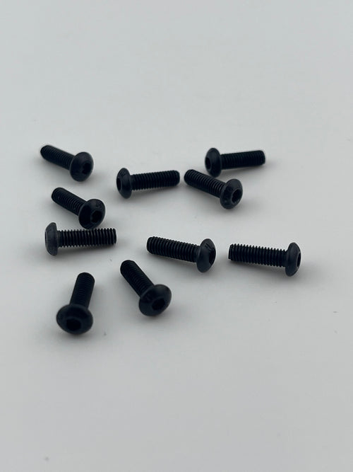 10 M3 10mm Button Head Screws